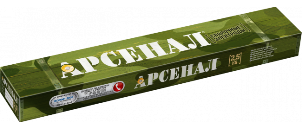 Электроды сварочные Арсенал МР-3, ф 3 мм (уп-2,5 кг) купить с доставкой в Сергиевом Посаде